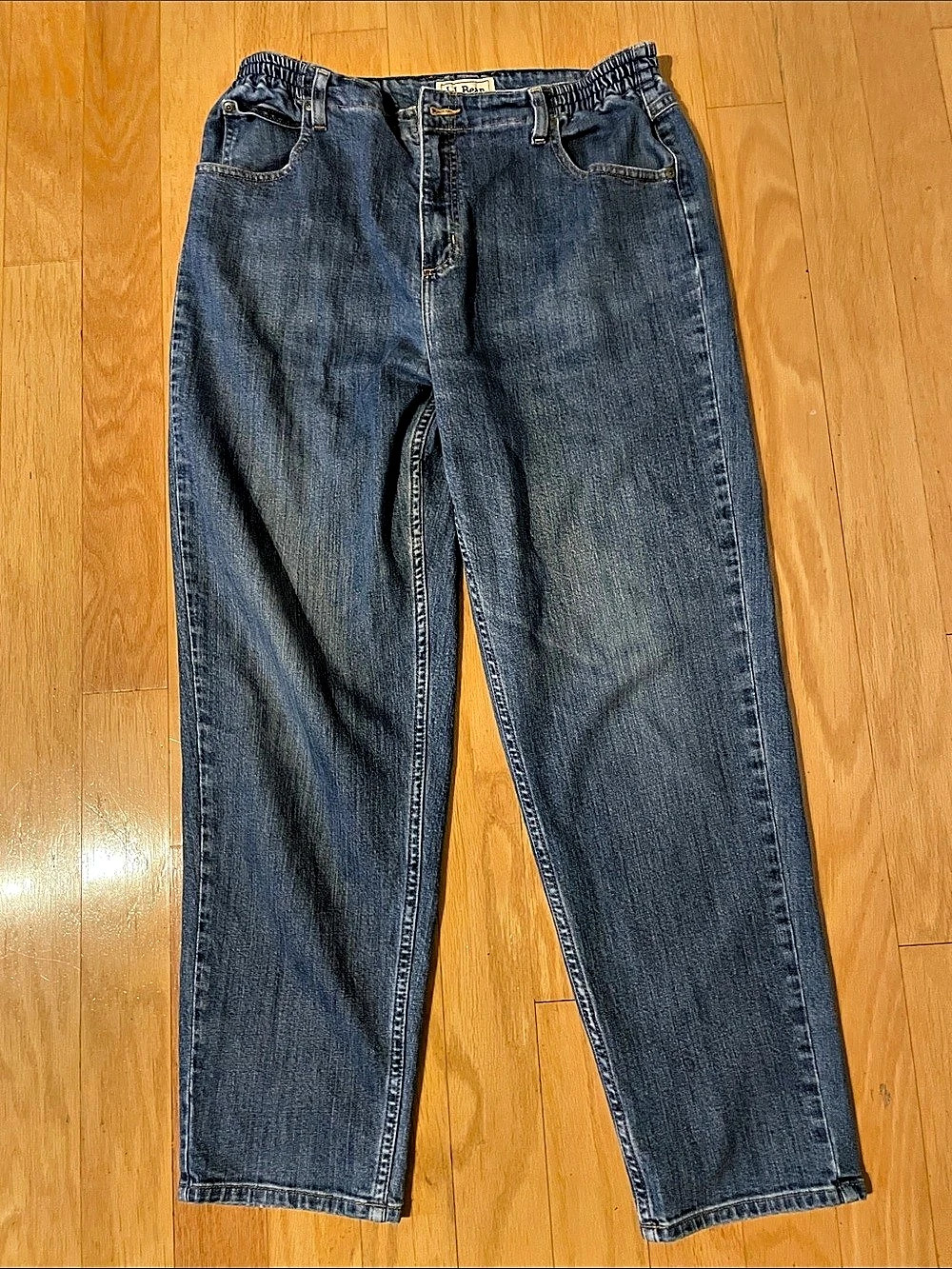 L.L.Bean Comfort Waist Relaxed waist Jeans womens size 14